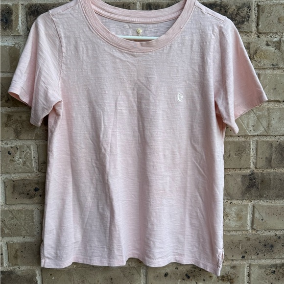 Spartina 449 Sea Breeze Slub Coral Pink Short Sleeve Tee Size Small - Picture 2 of 10